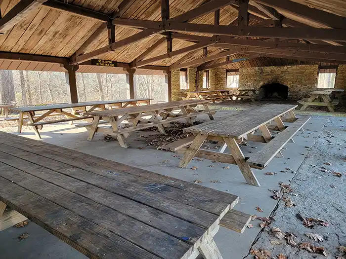 Clifty Shelter at Clifty Falls State Park