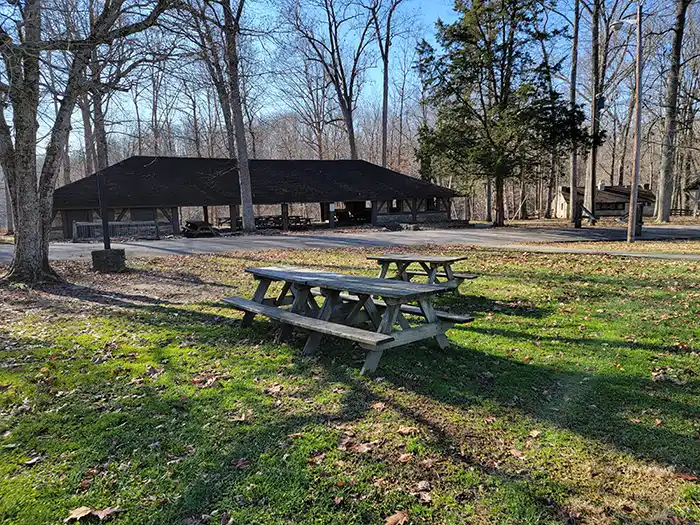 Picnic Areas and Shelters at Clifty Falls State Park