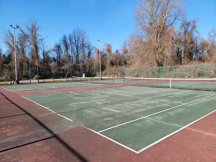 Tennis Courts at Clifty Falls State Park