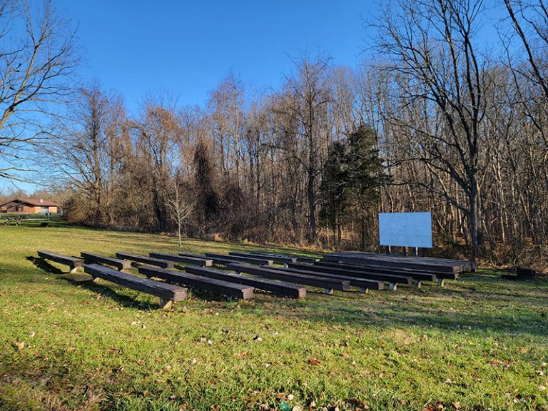 Amphitheater in Electric Campground at Clifty Falls State Park