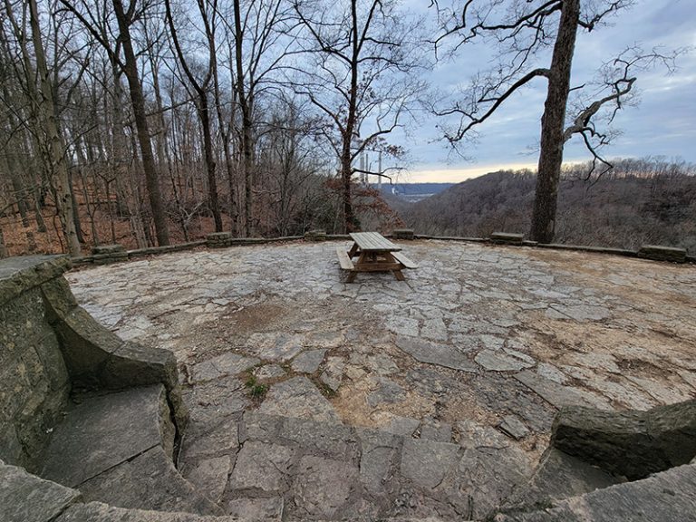 Lilly Memorial Overlook at Clifty Falls State Park