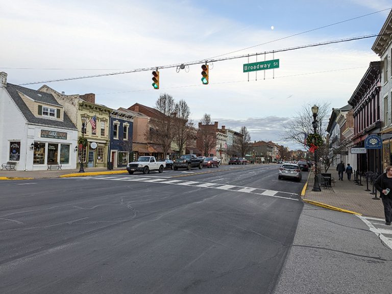 Historic downtown Madison, Indiana near Clifty Falls State Park