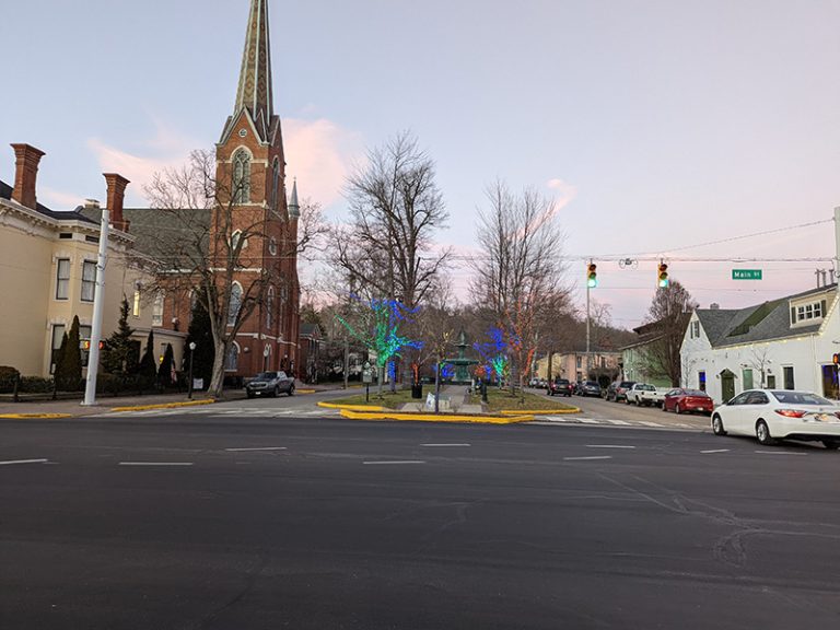 Historic downtown Madison, Indiana near Clifty Falls State Park