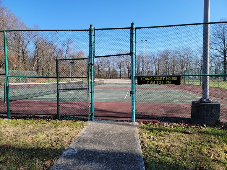 Tennis Courts at Clifty Falls State Park