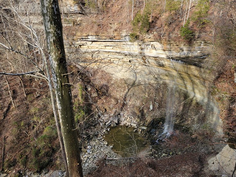 Tunnel Falls at Clifty Falls State Park