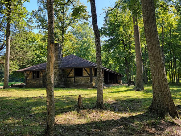 Clifty Shelter House at Clifty Falls State Park
