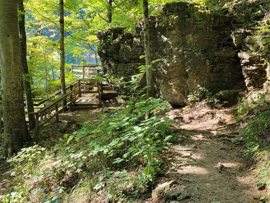 Hiking Trail 7 at Clifty Falls State Park